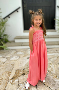 INDIE BLUE Dresses Stella Maxi (shell pink) FINAL SALE