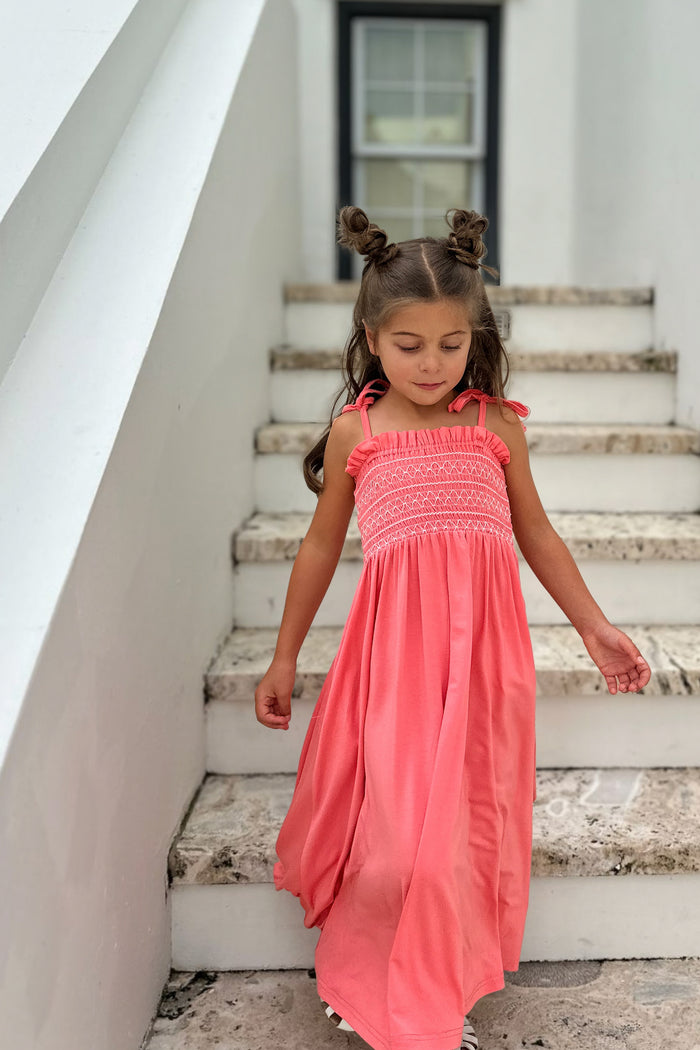 INDIE BLUE Dresses Stella Maxi (shell pink) FINAL SALE