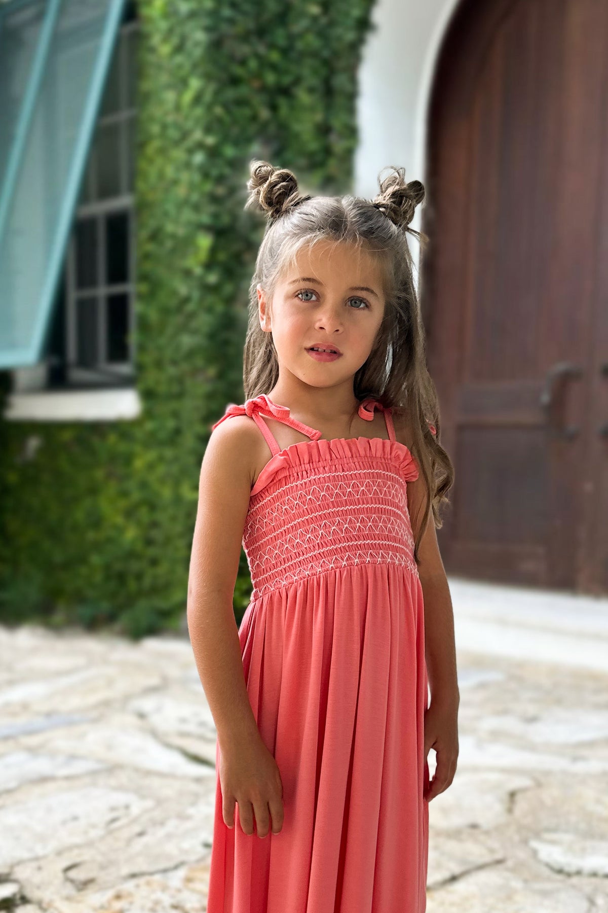 INDIE BLUE Dresses Stella Maxi (shell pink) FINAL SALE