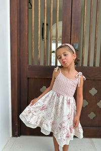 INDIE BLUE Dresses Everleigh Dress (floret pink)