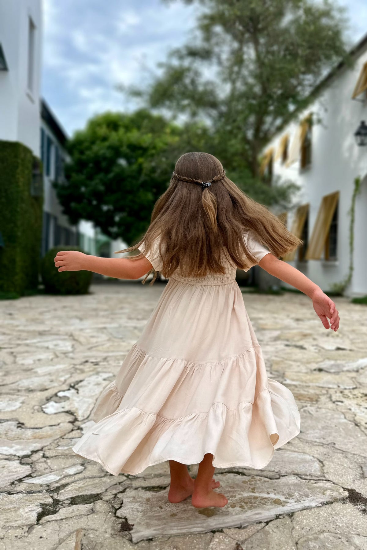 INDIE BLUE Dresses Winnie Lace Dress (natural)