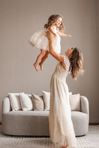 INDIE BLUE Dresses Pia Dress (antique ivory tulle)