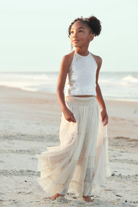 INDIE BLUE Separates Faye Halter (natural sequin)