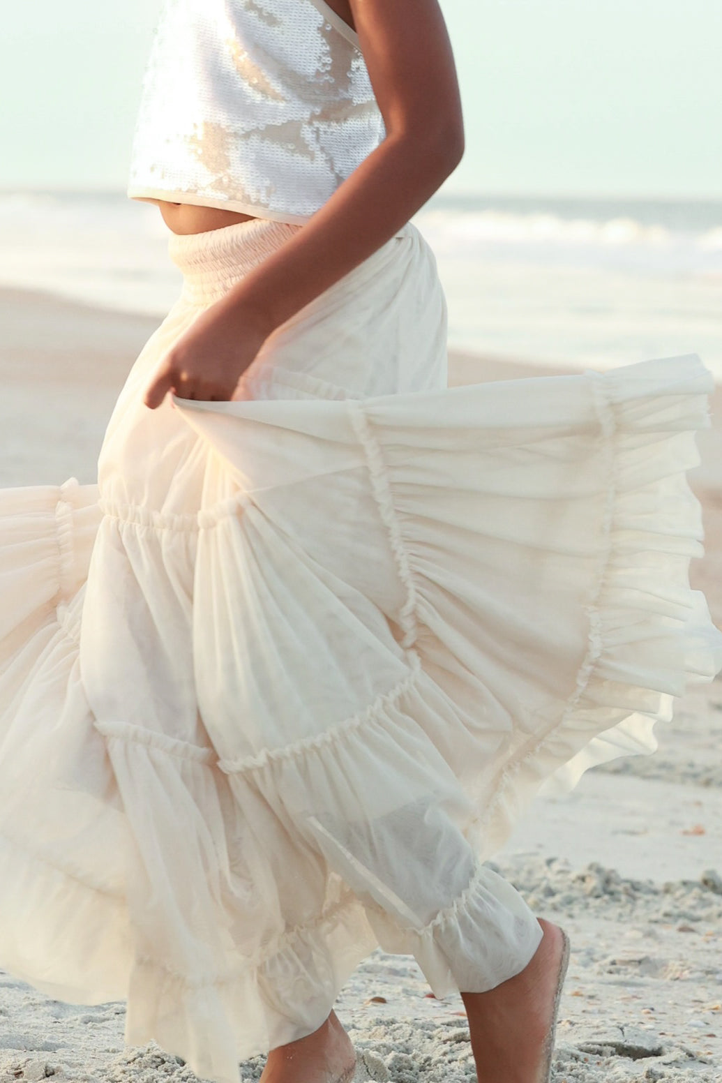 INDIE BLUE Separates Jolie Skirt (natural tulle)