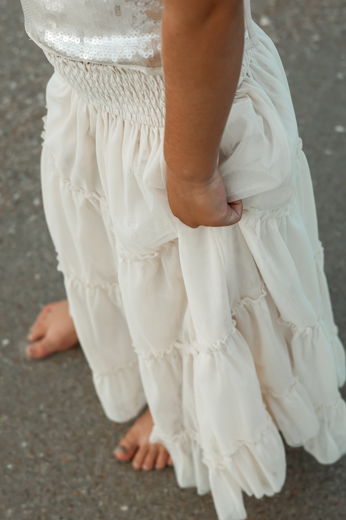 INDIE BLUE Separates Jolie Skirt (natural tulle)