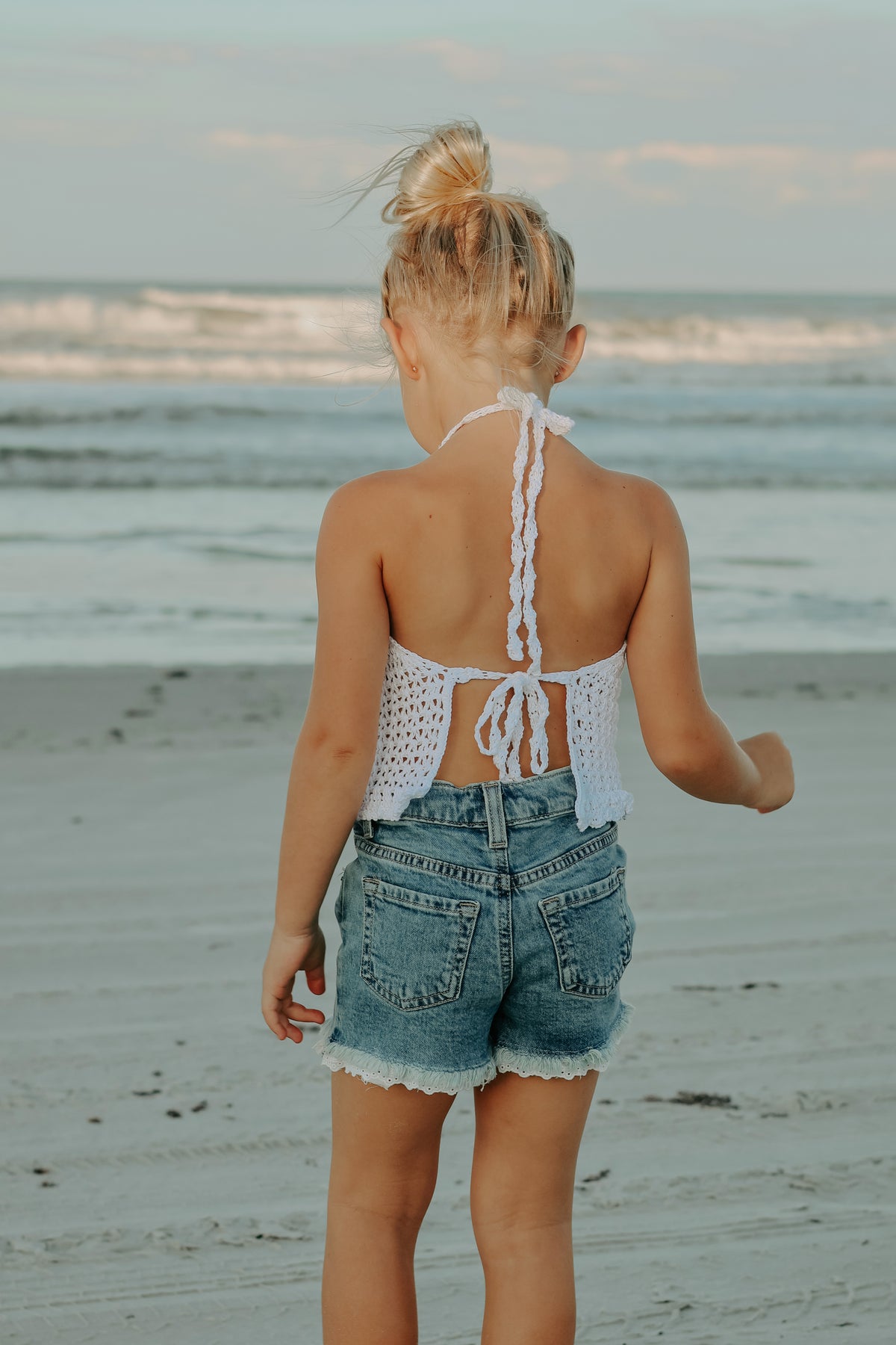 INDIE BLUE Separates Izzy Halter (white)