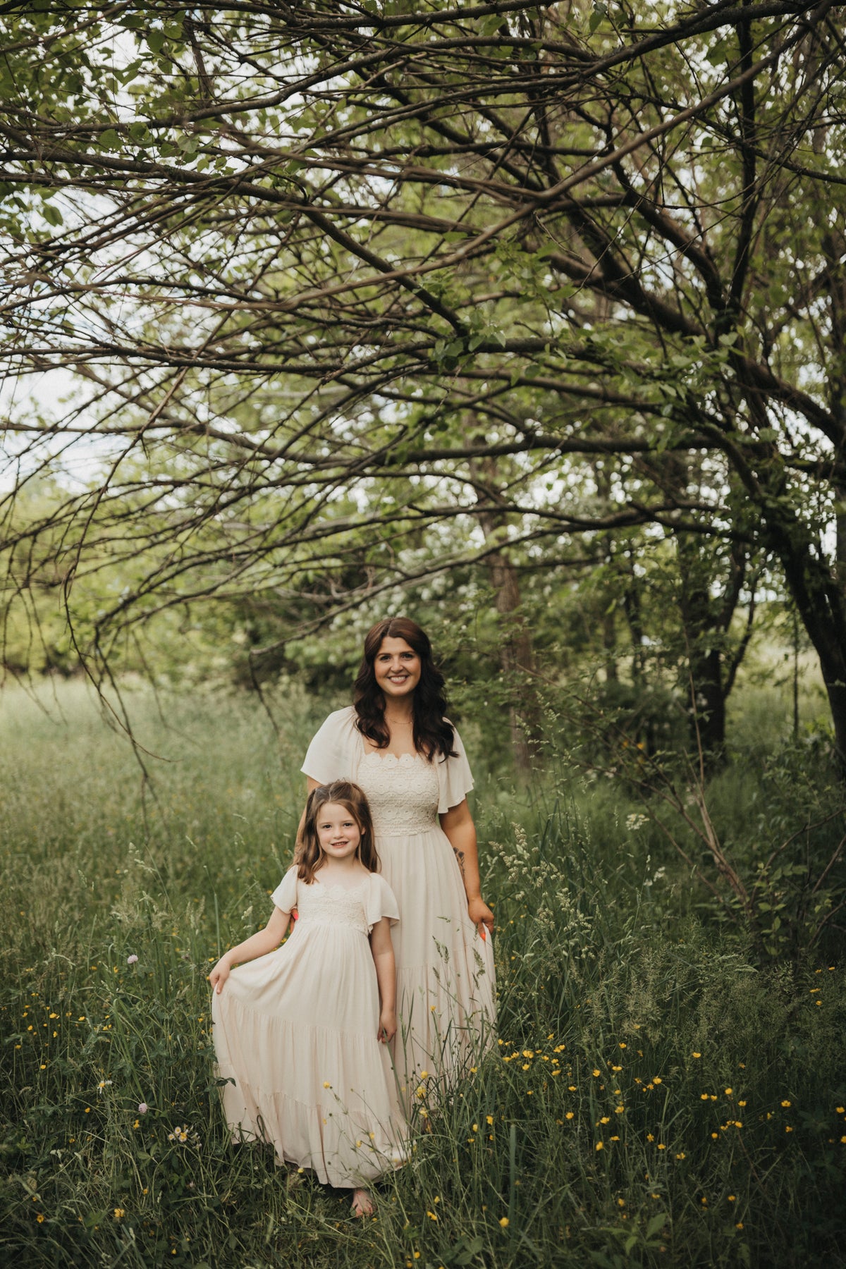 INDIE BLUE Dresses Winnie Lace Dress (natural)