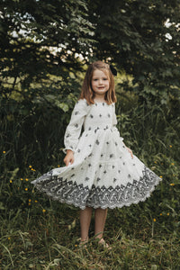 INDIE BLUE Dresses Mira Dress (embroidered diamond)