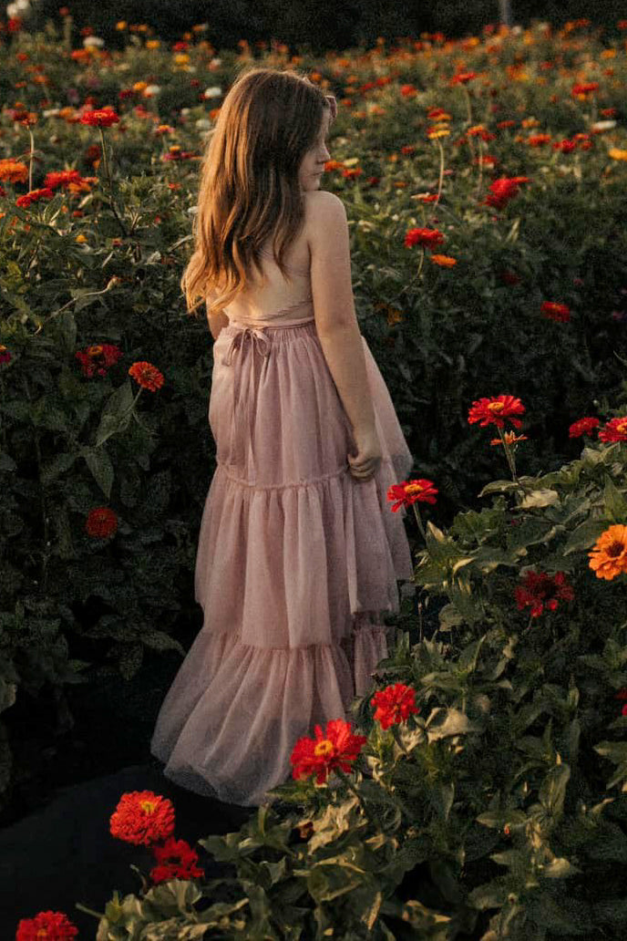 INDIE BLUE Dresses Wendy Dress (soft pink tulle)