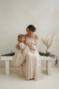 INDIE BLUE Women Women's Pippa Maxi (natural chiffon)