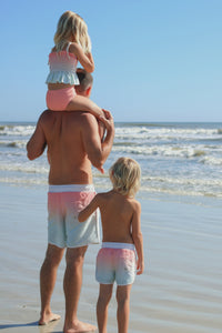 INDIE BLUE SWIM Surf Shorts (sundown ombre)