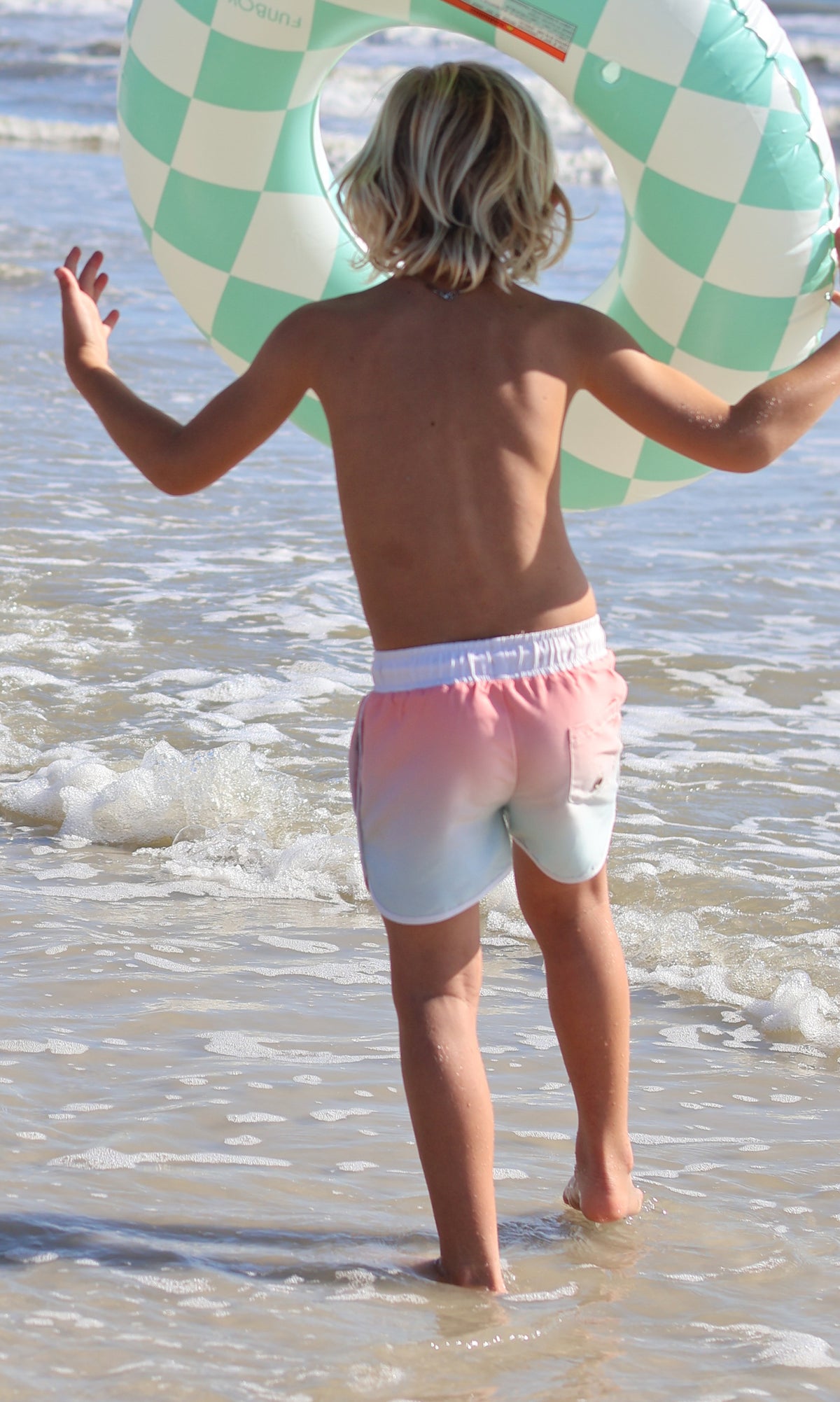 INDIE BLUE SWIM Surf Shorts (sundown ombre)