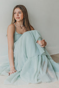 INDIE BLUE Women Women's Wendy Dress (mint tulle)