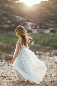 INDIE BLUE Dresses Jodi Maxi (airy blue tulle)