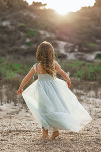 INDIE BLUE Dresses Jodi Maxi (airy blue tulle)