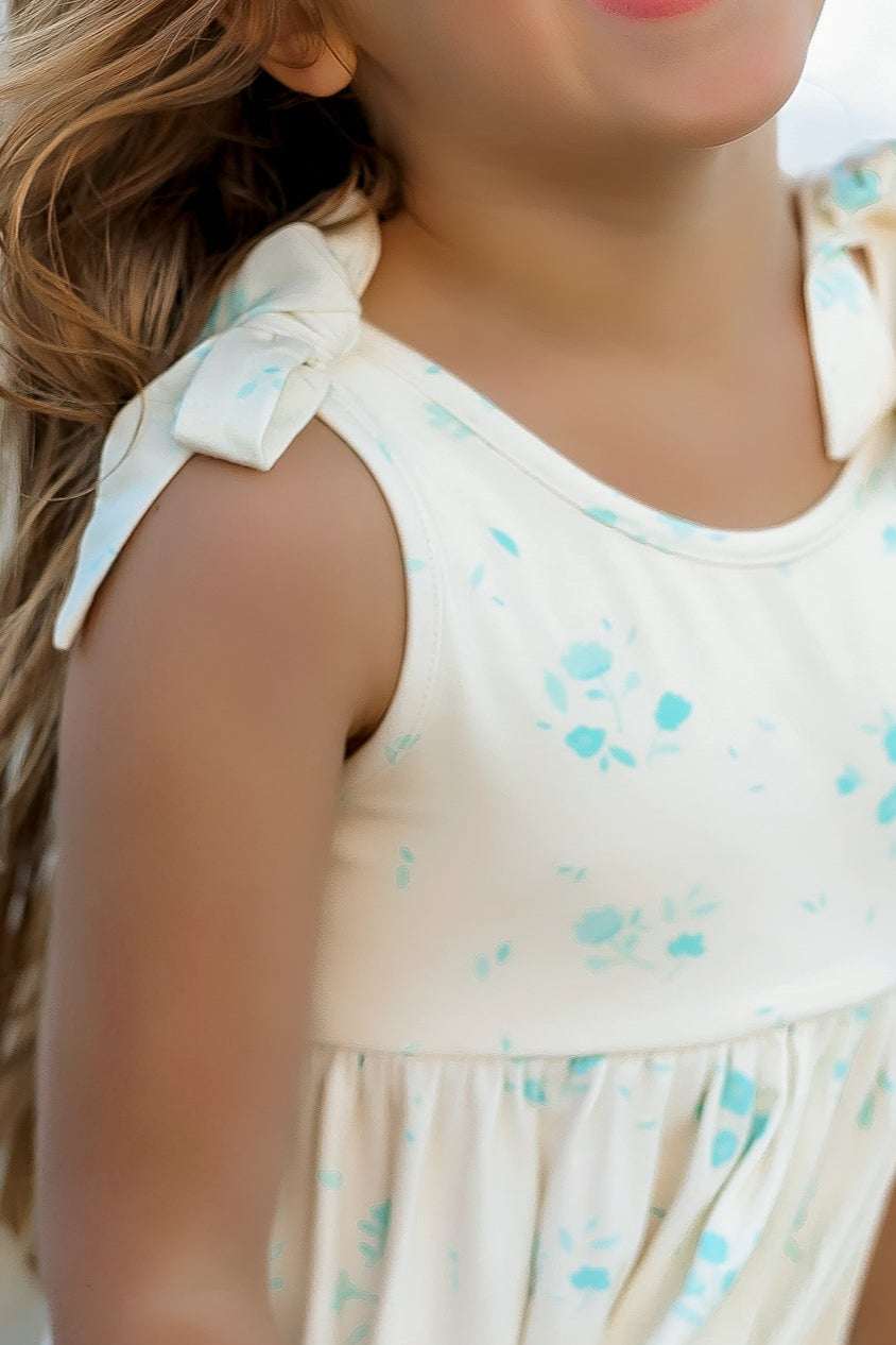 INDIE BLUE Dresses Liza Maxi Dress (blue floral)