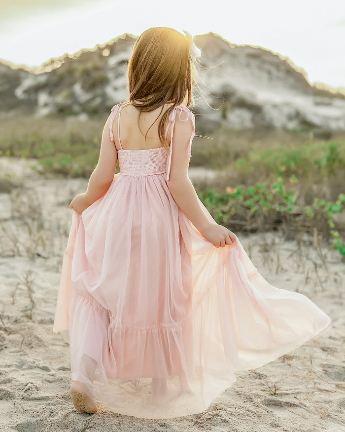 INDIE BLUE Dresses Jodi Maxi (soft pink tulle)