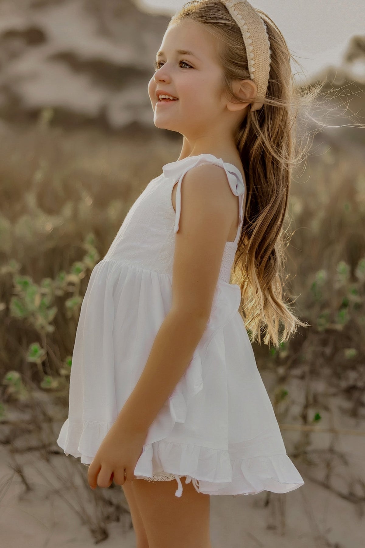 INDIE BLUE Sets Penny Tunic Set (pure white) FINAL SALE