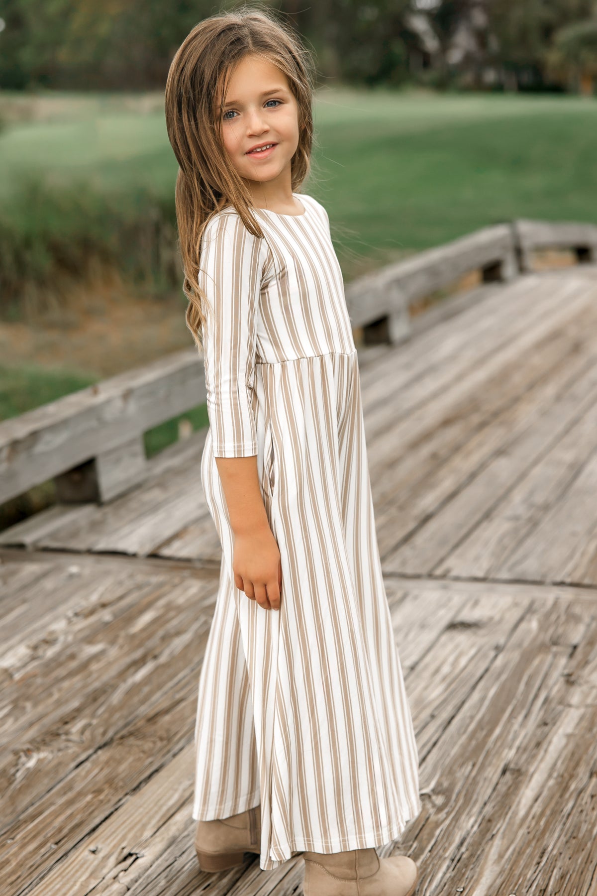 INDIE BLUE Romper Rita Romper (ash stripe) FINAL SALE