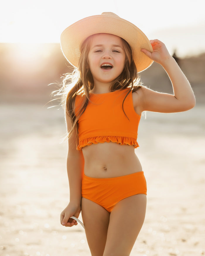INDIE BLUE SWIM Scoopback Set (turmeric) FINAL SALE