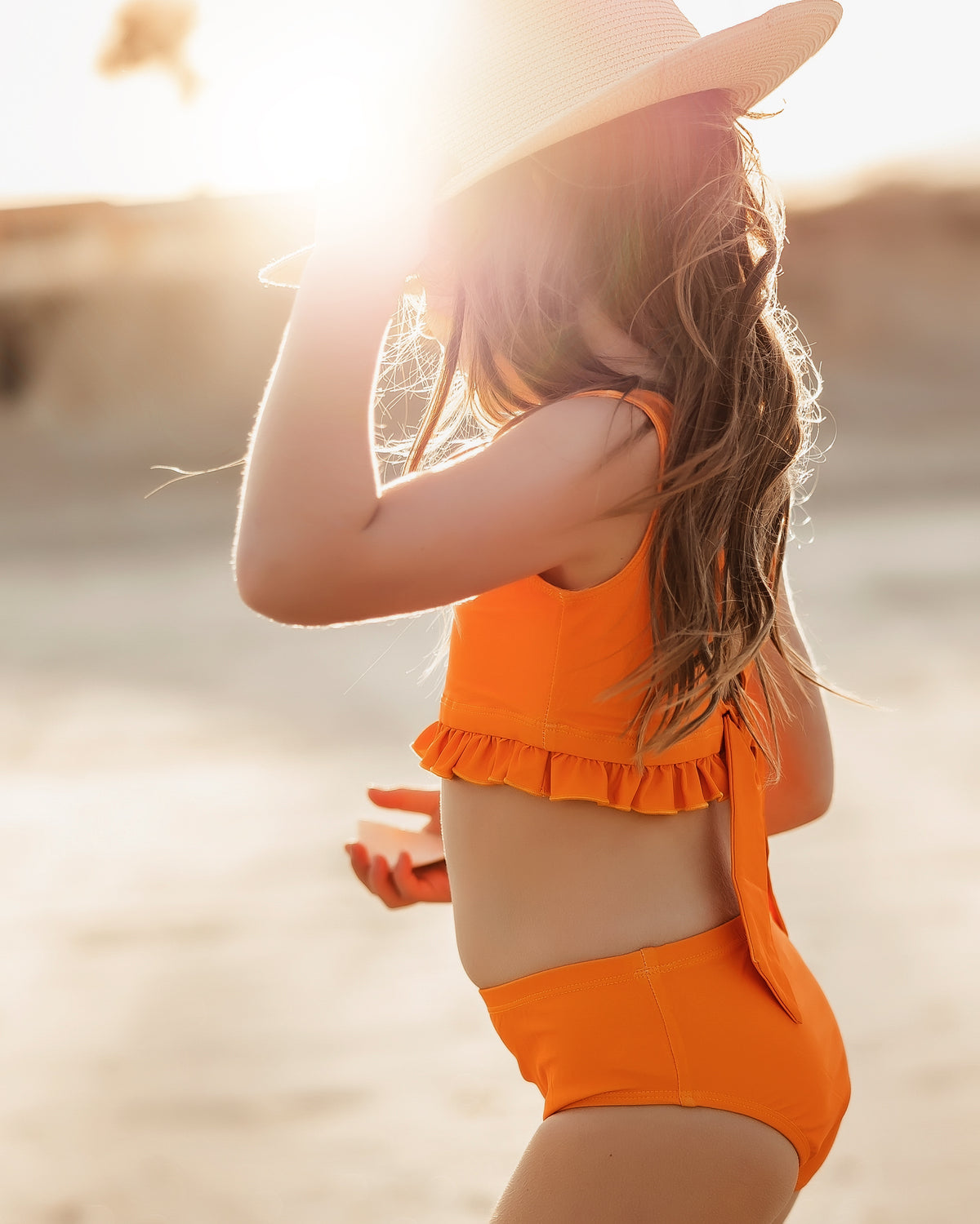 INDIE BLUE SWIM Scoopback Set (turmeric) FINAL SALE
