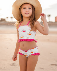INDIE BLUE SWIM Halter Set (spice sun) FINAL SALE