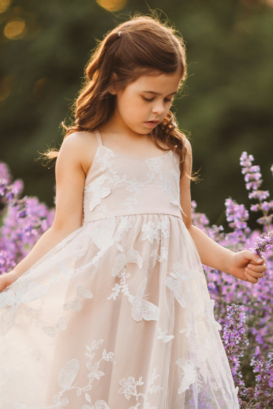 INDIE BLUE Dresses Butterfly Dress (natural)