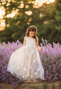 INDIE BLUE Dresses Butterfly Dress (natural)