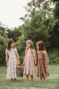 INDIE BLUE Dresses Pippa Dress (mocha muslin)