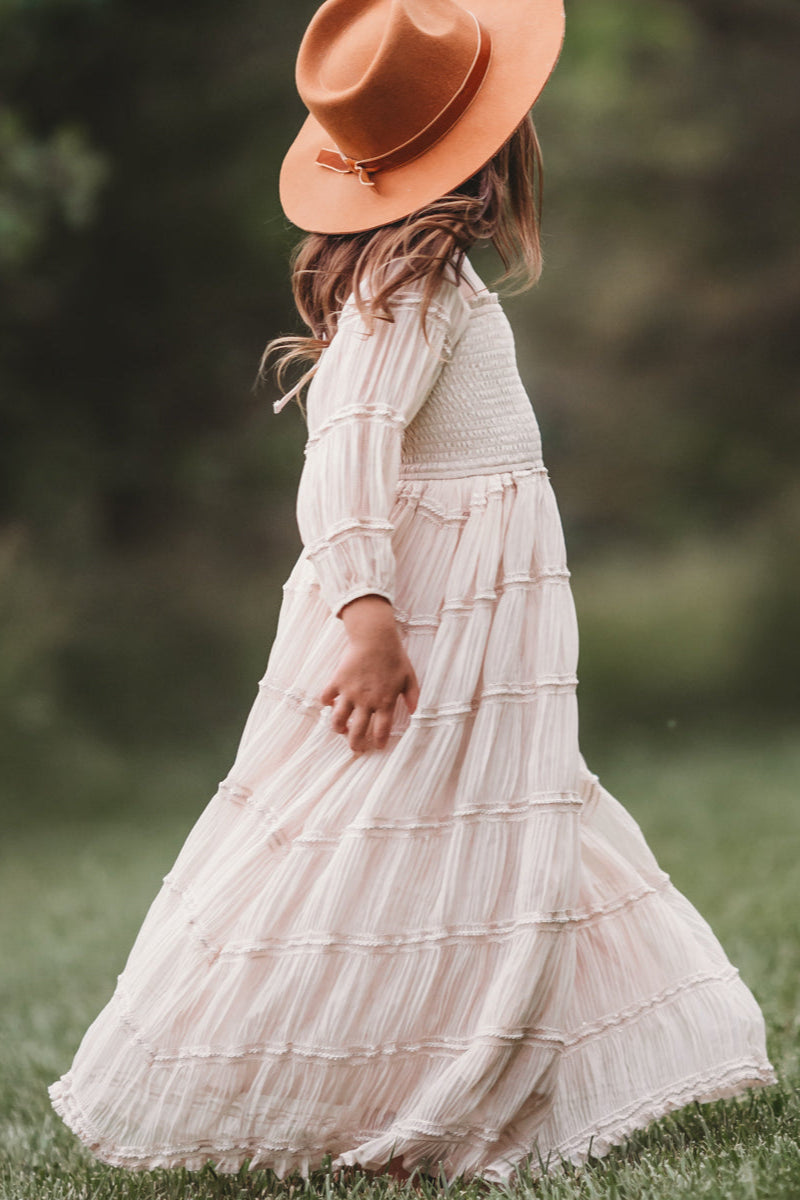 INDIE BLUE Dresses Pippa Maxi (natural chiffon)