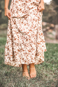 INDIE BLUE Women Women's Elle (mocha floral)