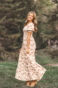 INDIE BLUE Women Women's Elle (mocha floral)