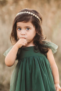 INDIE BLUE Dresses Fawn Dress (forest tulle)