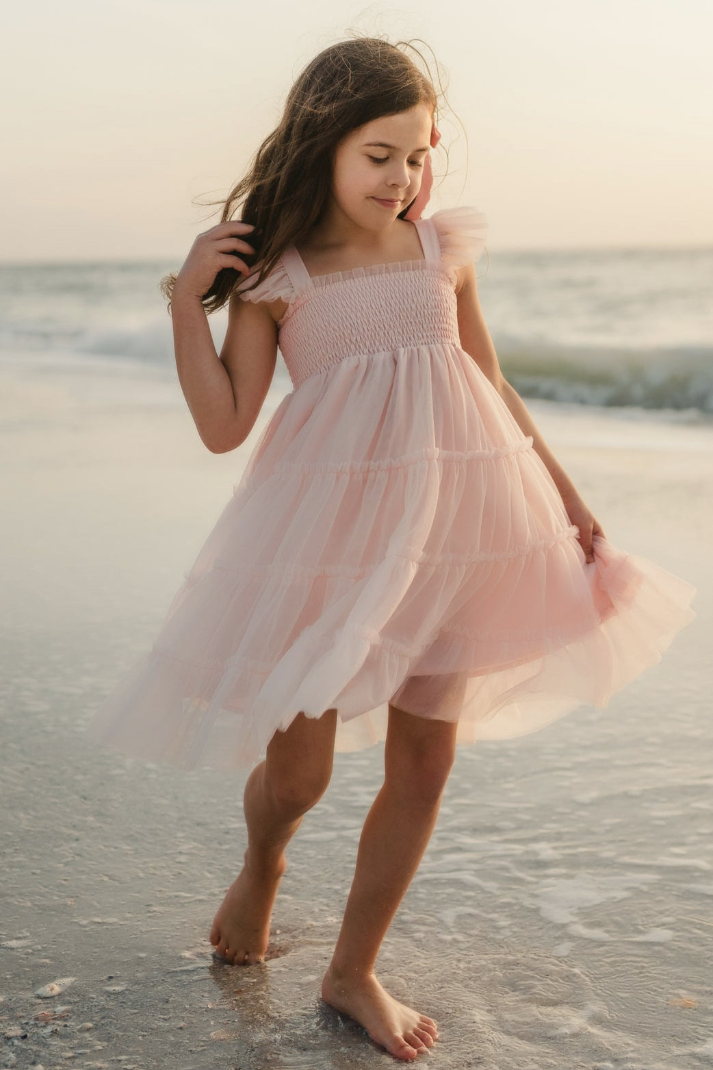 INDIE BLUE Dresses Pia Dress (pretty pink tulle)