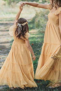 INDIE BLUE Dresses Marabella Dress (saffron tulle)