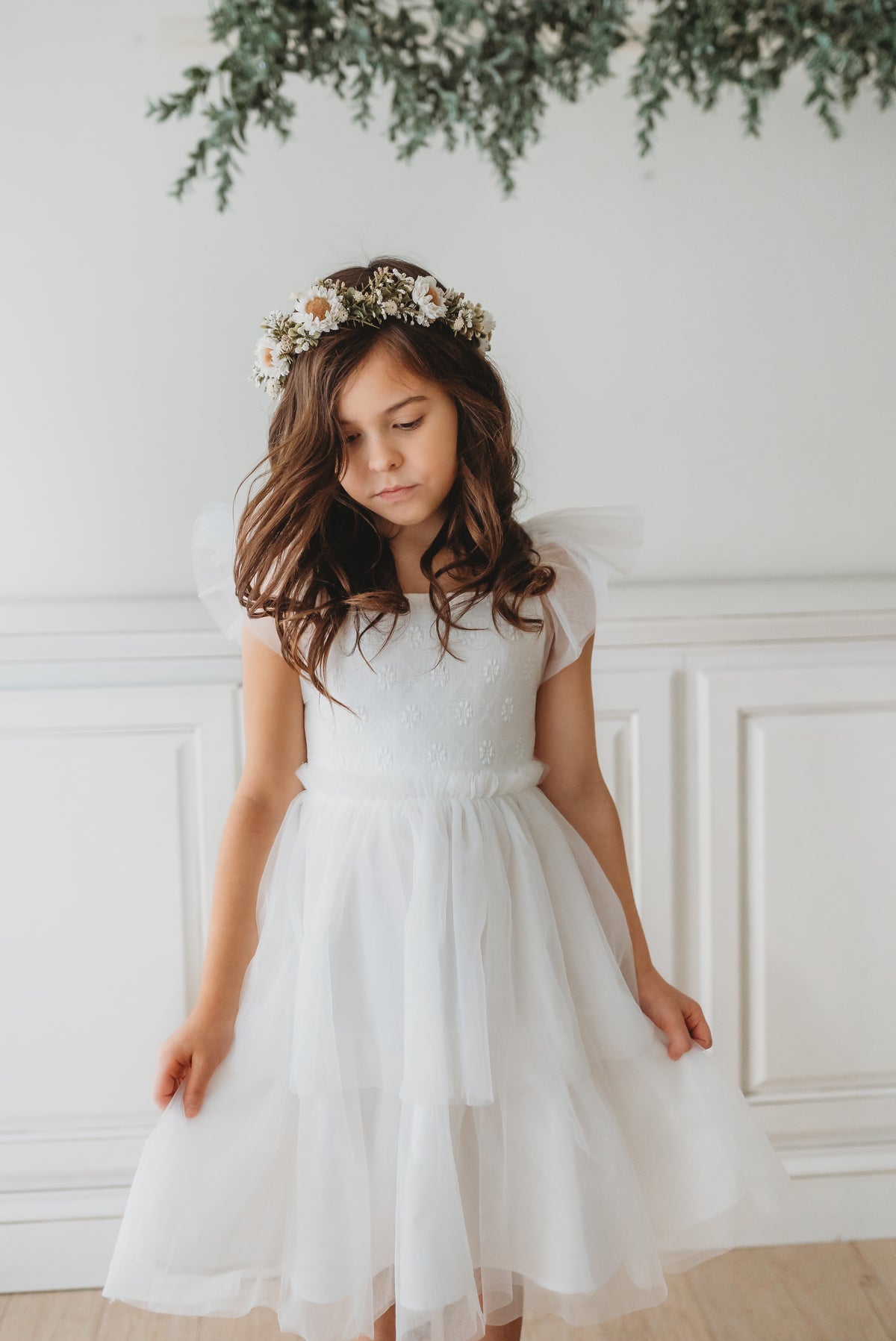 INDIE BLUE Dresses Emilia Dress (soft white tulle)