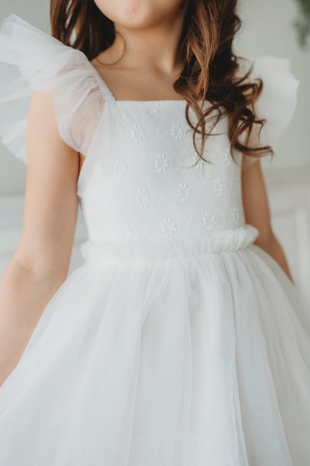 INDIE BLUE Dresses Emilia Dress (soft white tulle)