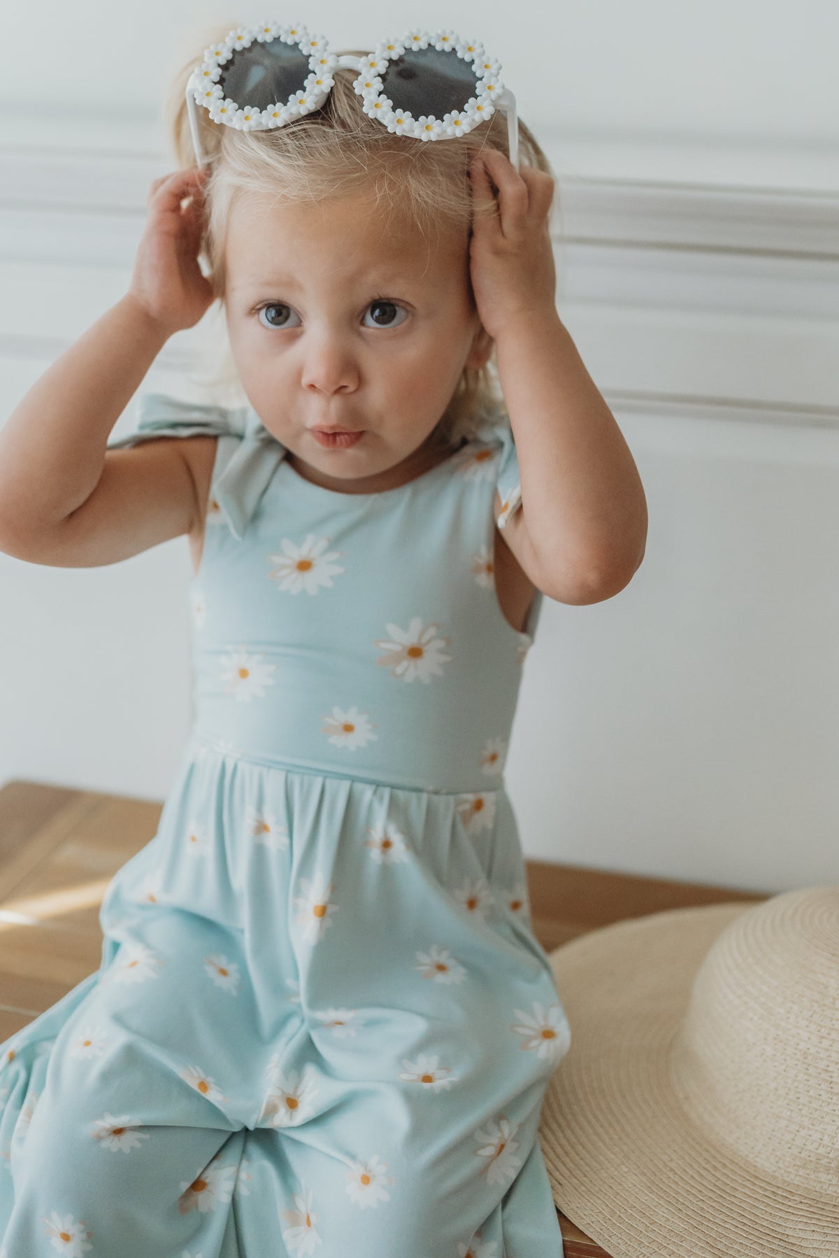 INDIE BLUE Romper Rita Tie Romper (daisy)