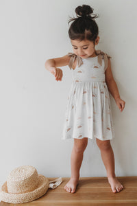 INDIE BLUE Dresses Liza Twirl Dress (ash sun) FINAL SALE