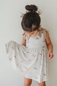 INDIE BLUE Dresses Liza Twirl Dress (ash sun) FINAL SALE