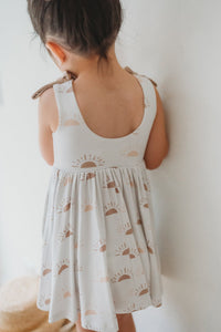 INDIE BLUE Dresses Liza Twirl Dress (ash sun) FINAL SALE