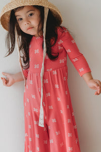 INDIE BLUE Romper Rita Romper (pink butterfly)