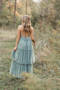 INDIE BLUE Women Women's Wendy Dress (soft teal tulle)