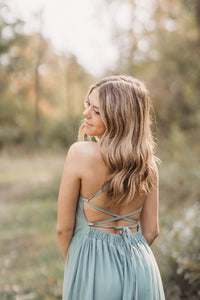 INDIE BLUE Women Women's Wendy Dress (soft teal tulle)