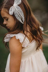 INDIE BLUE Dresses Pia Dress (antique ivory tulle)