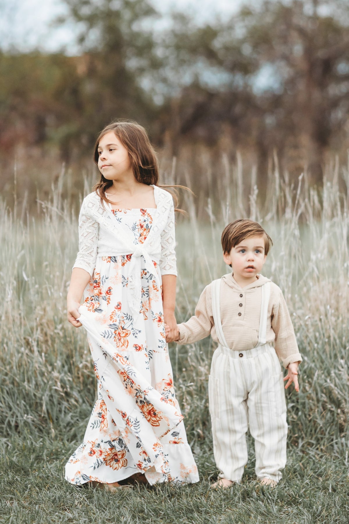 INDIE BLUE Separates Hadley Cardigan (light ivory)