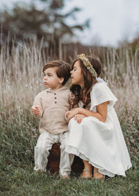 INDIE BLUE Dresses Fawn Dress (white muslin) FINAL SALE
