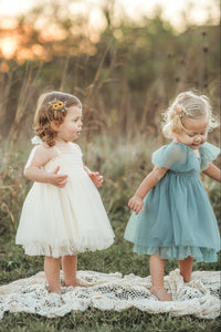 INDIE BLUE Dresses Isa Dress (antique ivory tulle)