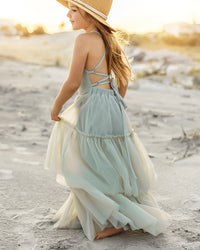 INDIE BLUE Dresses Wendy Dress (mint tulle)