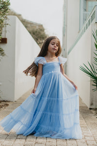 INDIE BLUE Dresses Marabella Dress (periwinkle tulle)
